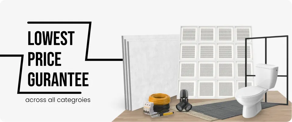 Lowest price guarantee across all categories